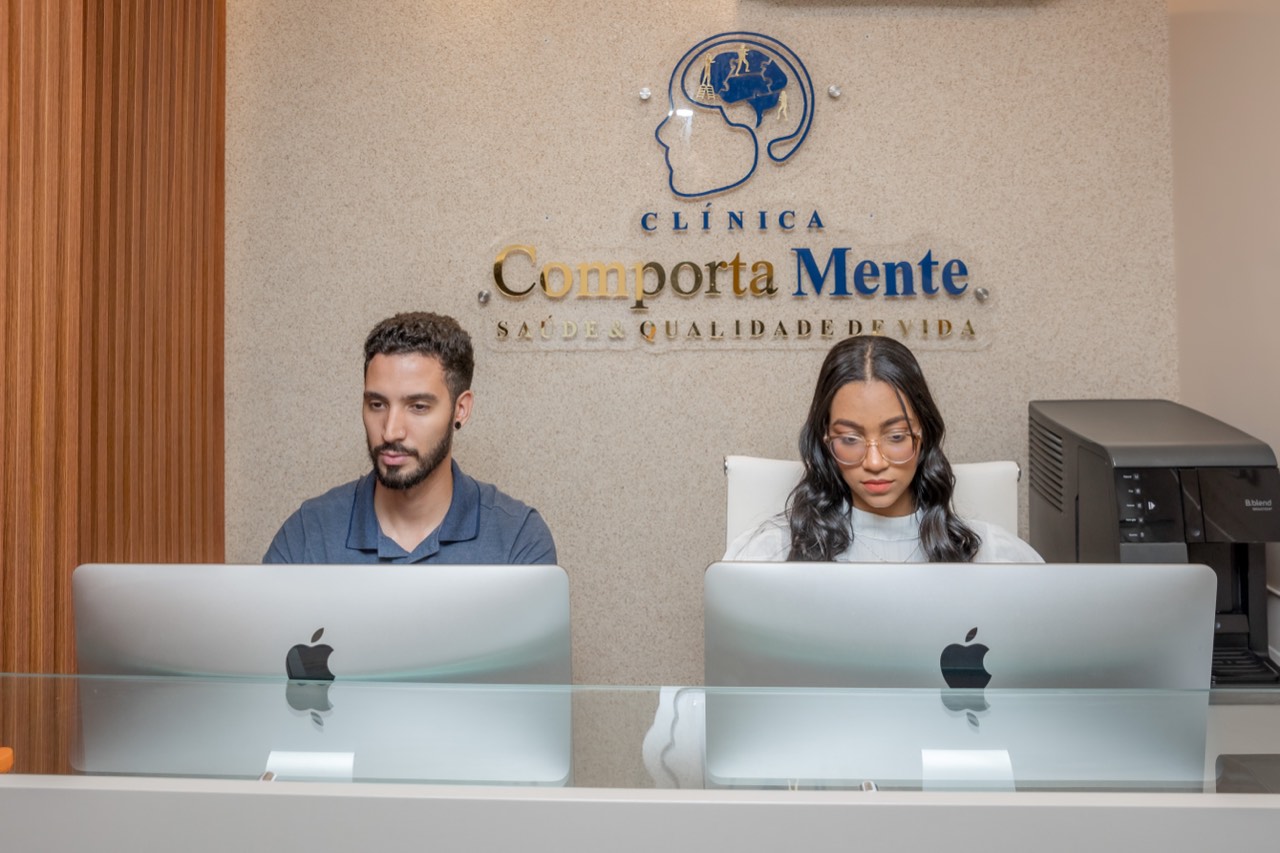 Recepção da Clínica ComportaMente em Brasília